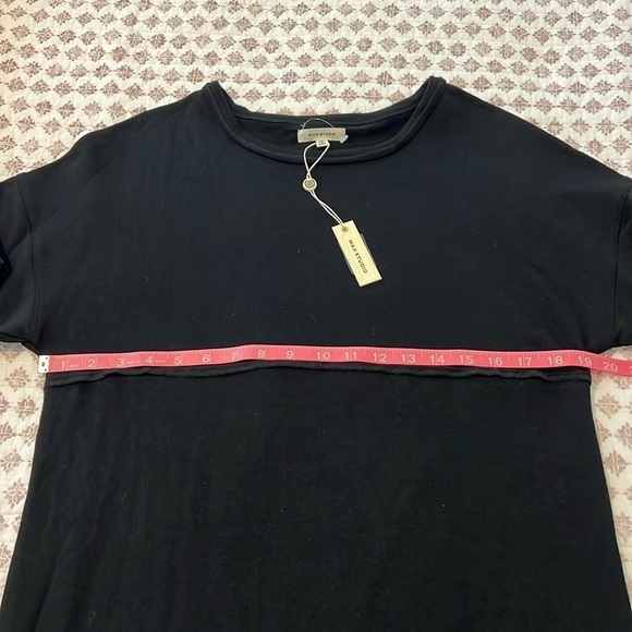 NWT Max Studio French Terry Swing Dress Black Size Small - Picture 5 of 10